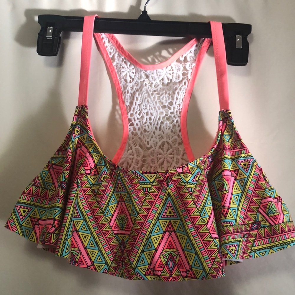 Rue 21 patterned bikini top